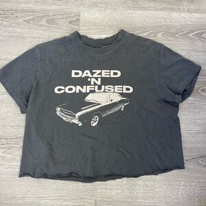 Grey Brandy Melville/ John Galt baby tee